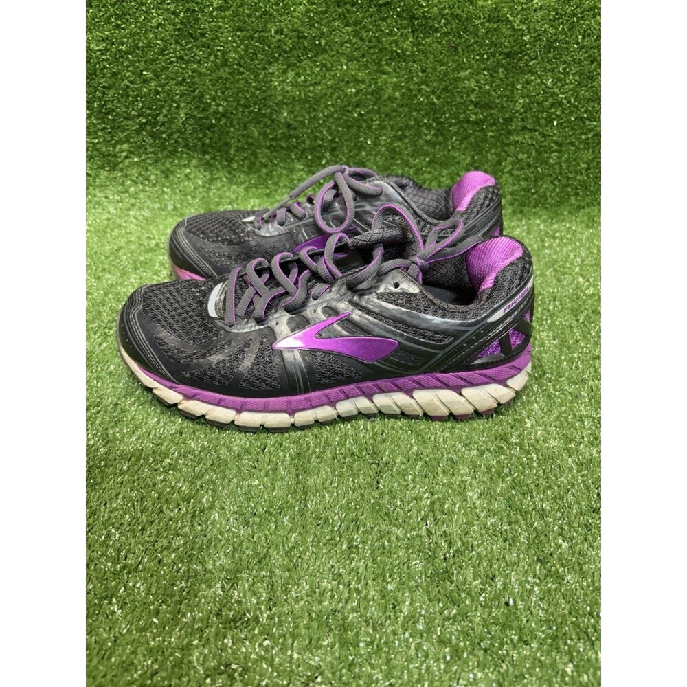 Brooks Ariel 16 Womens Size 7 2E Shoes Black Purple 1202192E059 Running Sneakers